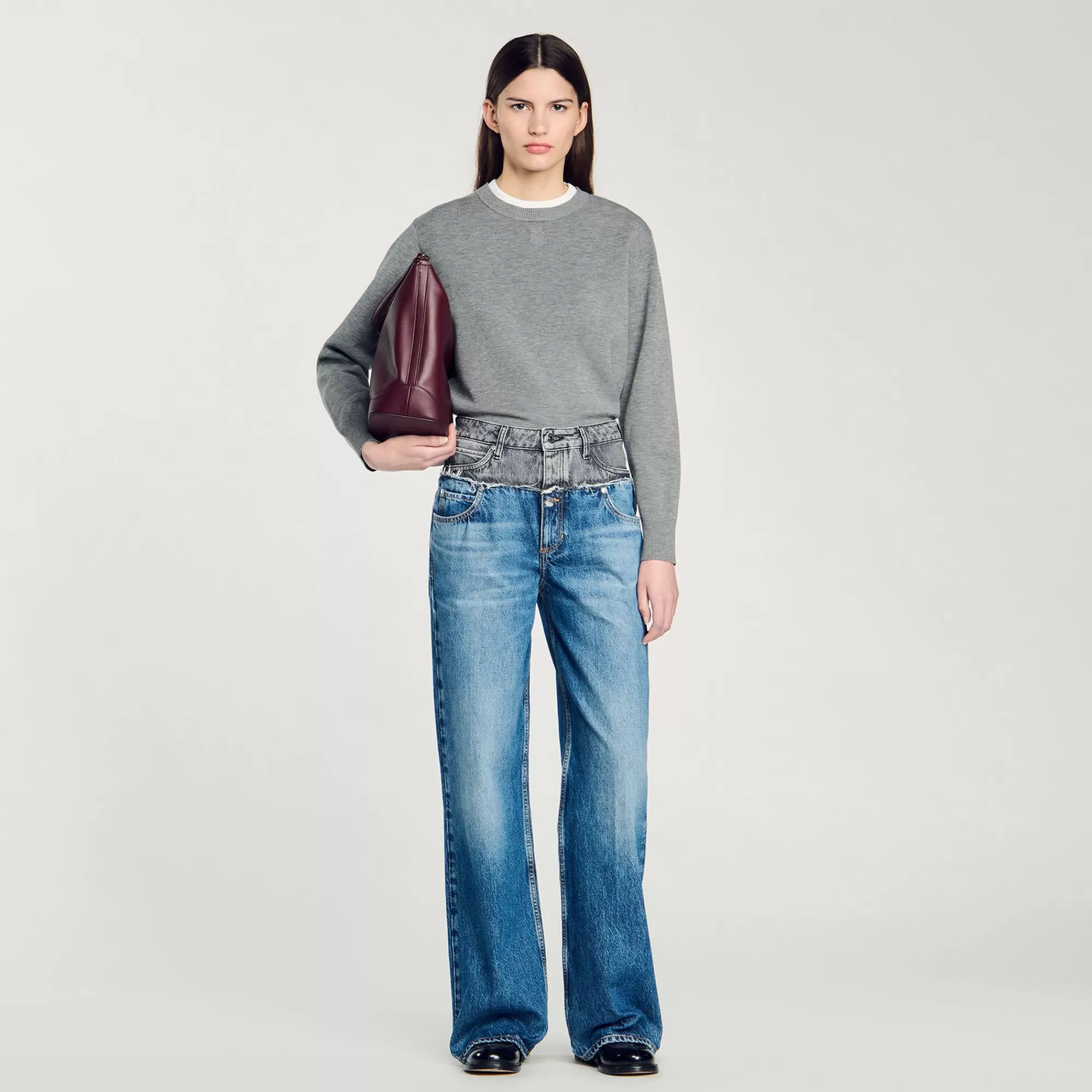 DAMES Sandro Jeans Dubbele Ceintuur