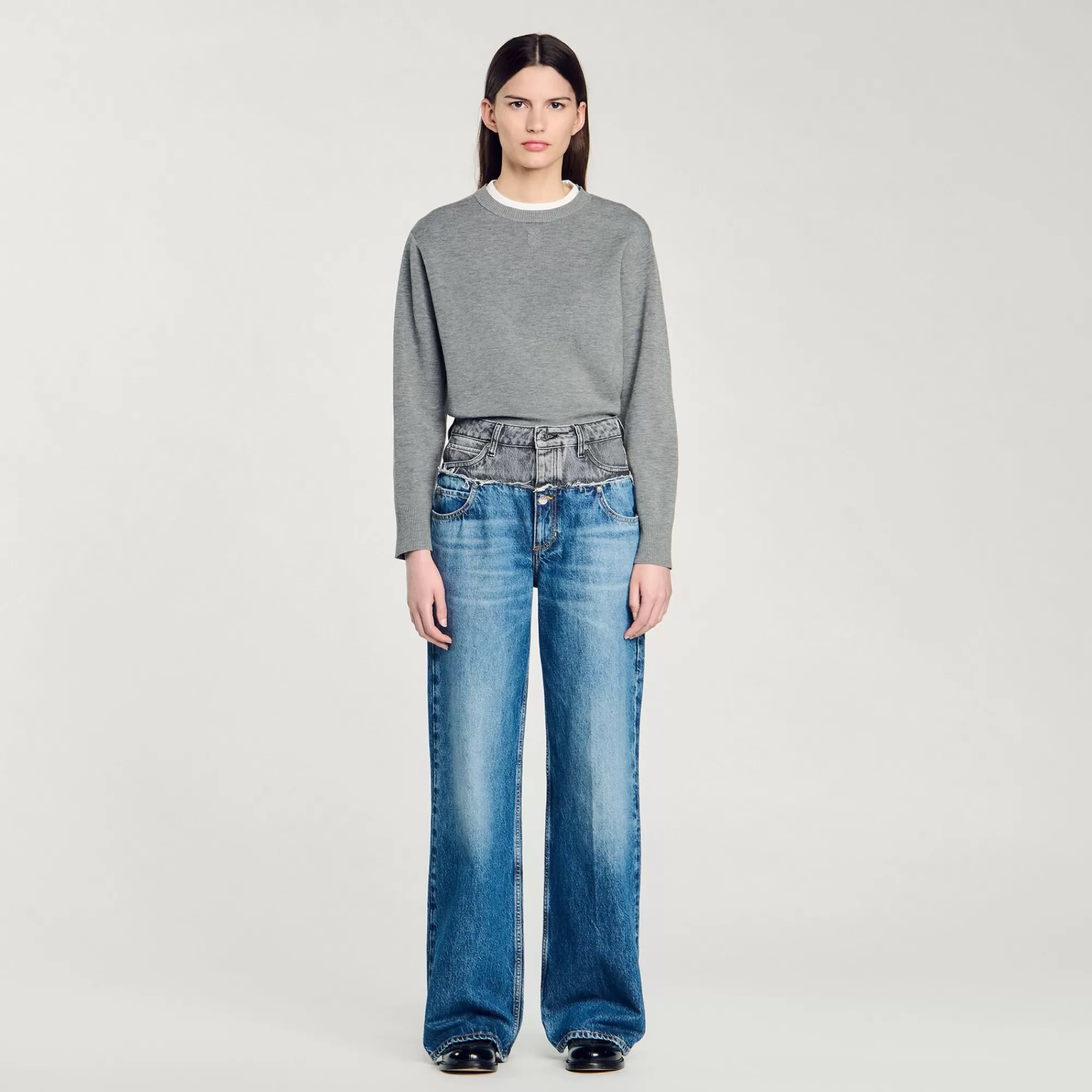 DAMES Sandro Jeans Dubbele Ceintuur