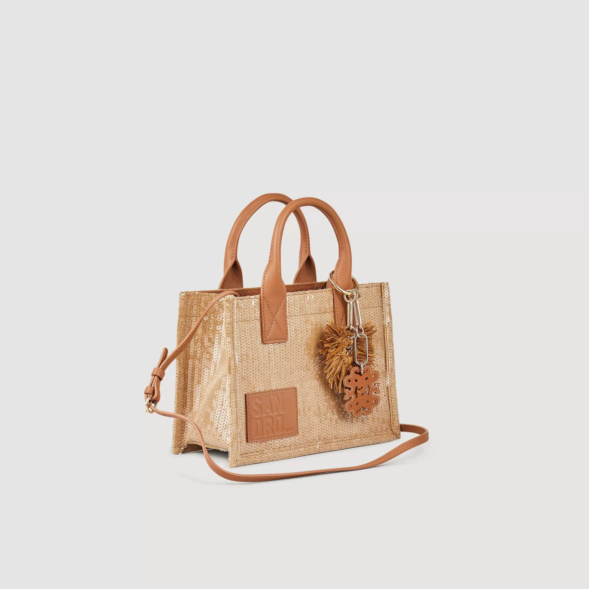 DAMES Sandro Kleine Kasbah Shopper Met Pailletten