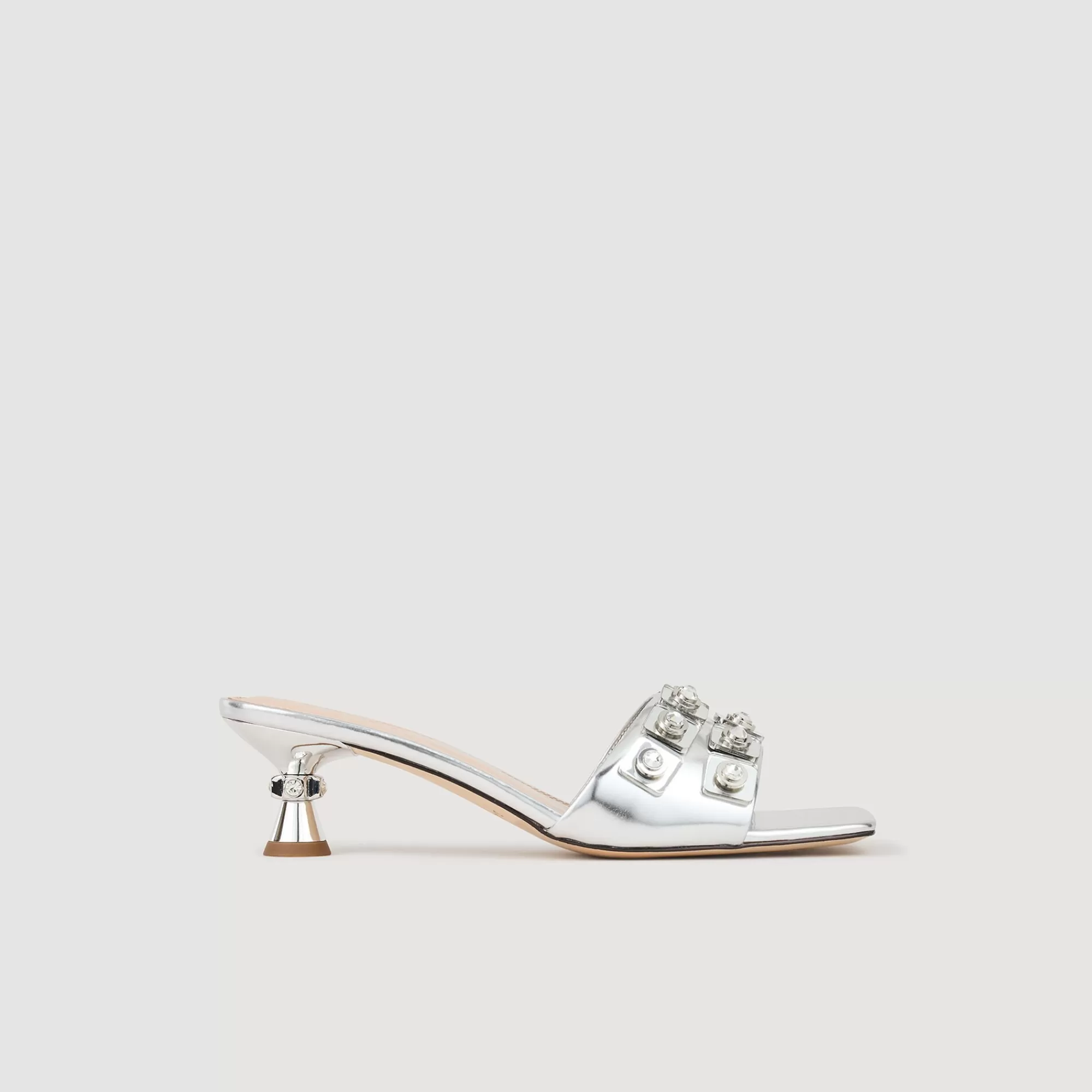 DAMES Sandro Muiltjes Metallic Leer