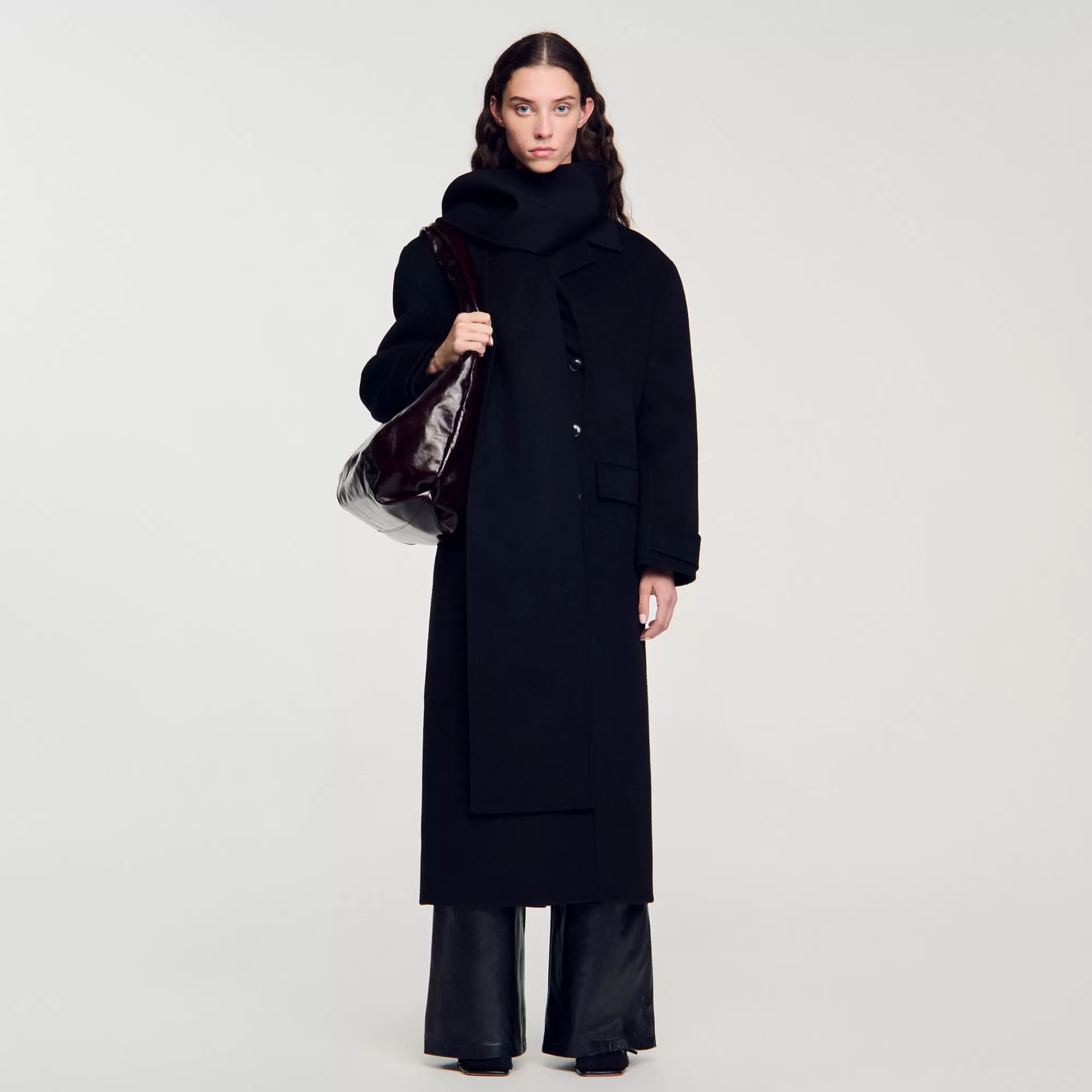 DAMES Sandro Oversized Wollen Jas