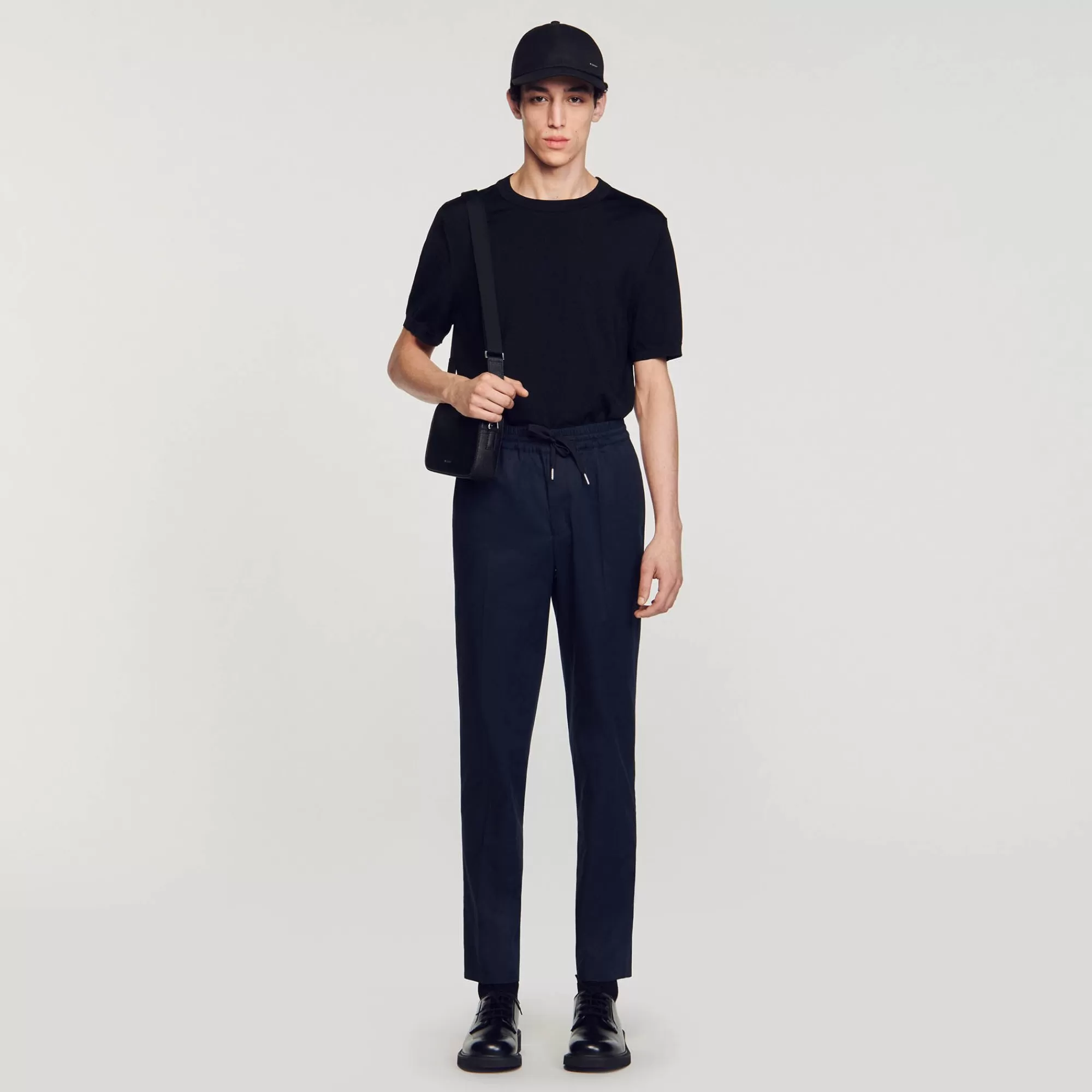 Heren Sandro Rechte Pantalon Met Elastiek