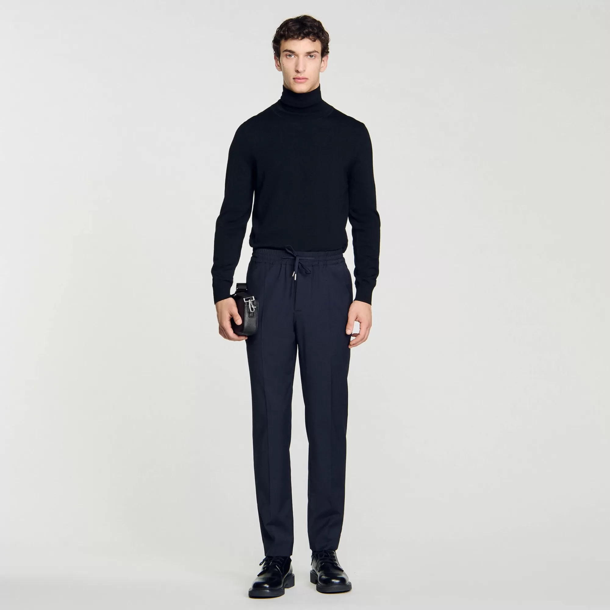 Heren Sandro Rechte Pantalon Met Elastiek