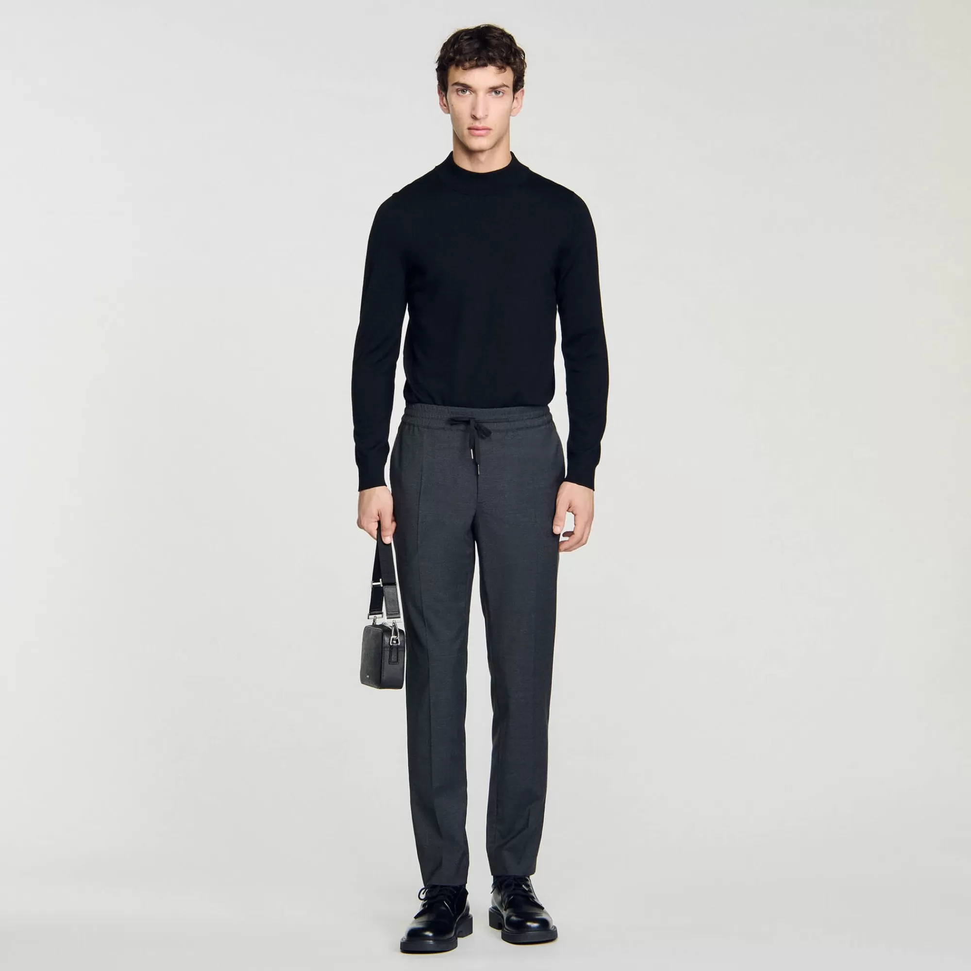 Heren Sandro Rechte Pantalon Met Elastiek