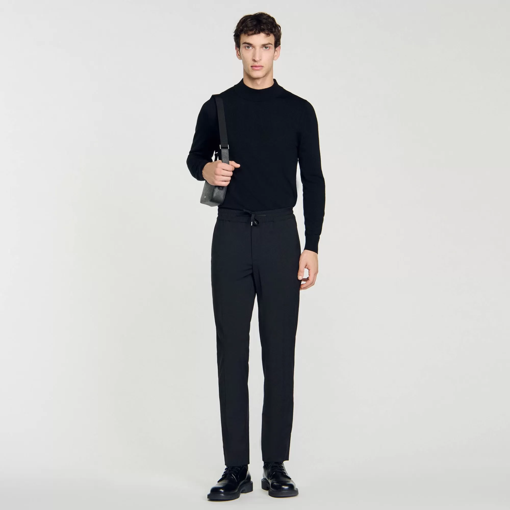 Heren Sandro Rechte Pantalon Met Elastiek