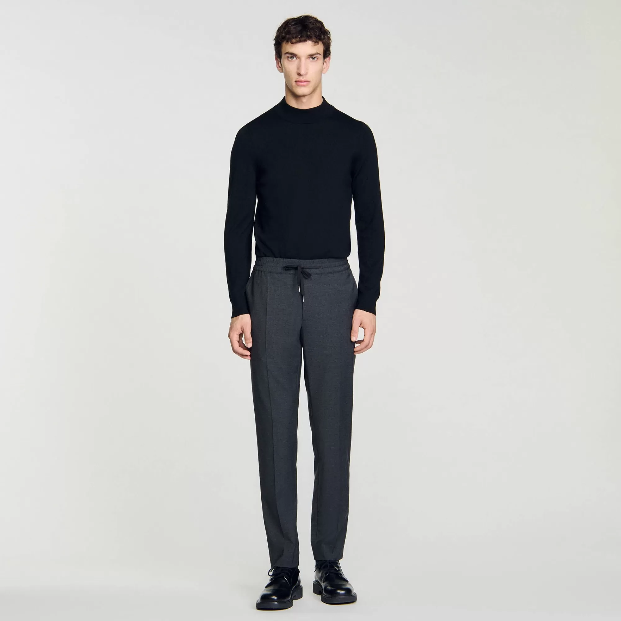 Heren Sandro Rechte Pantalon Met Elastiek