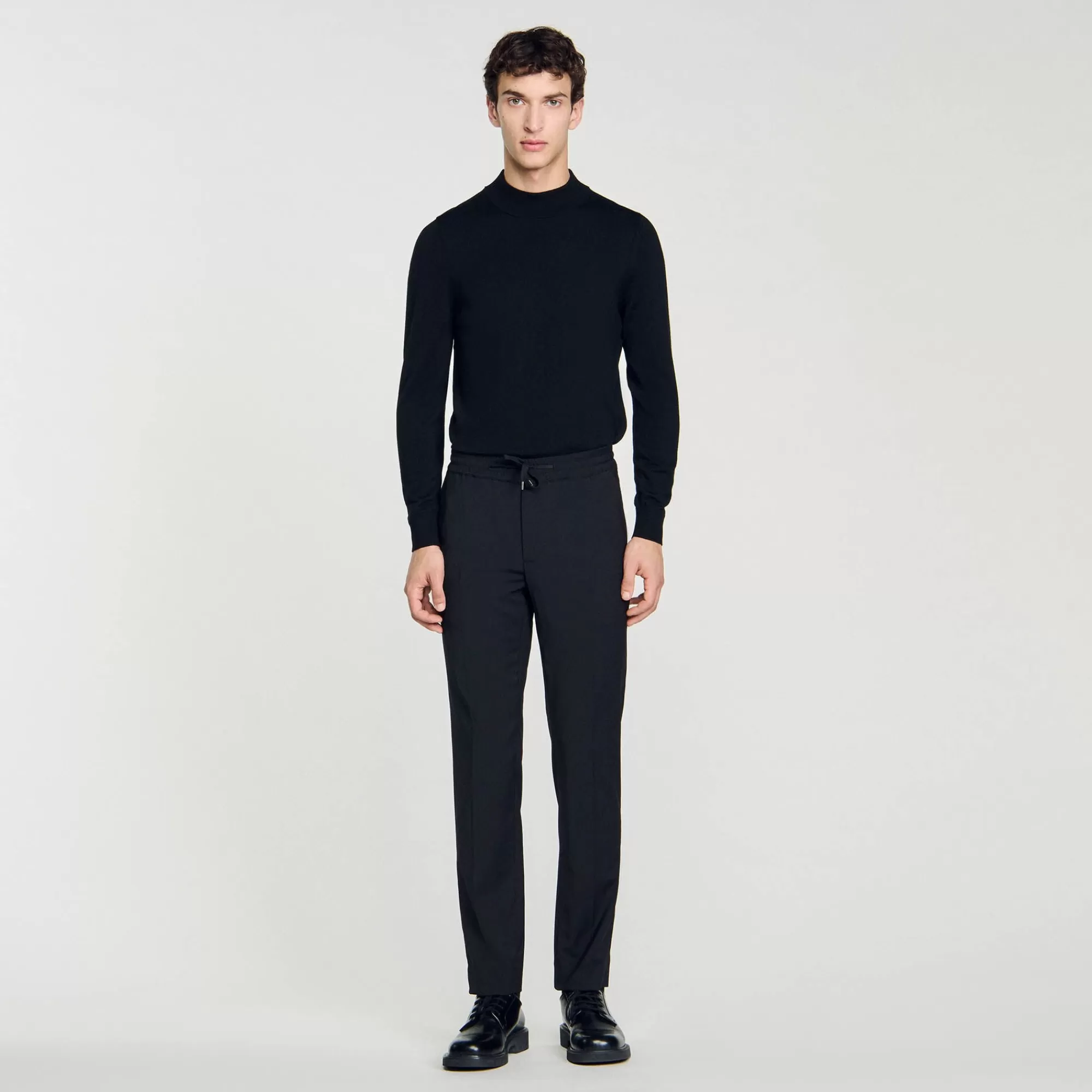 Heren Sandro Rechte Pantalon Met Elastiek