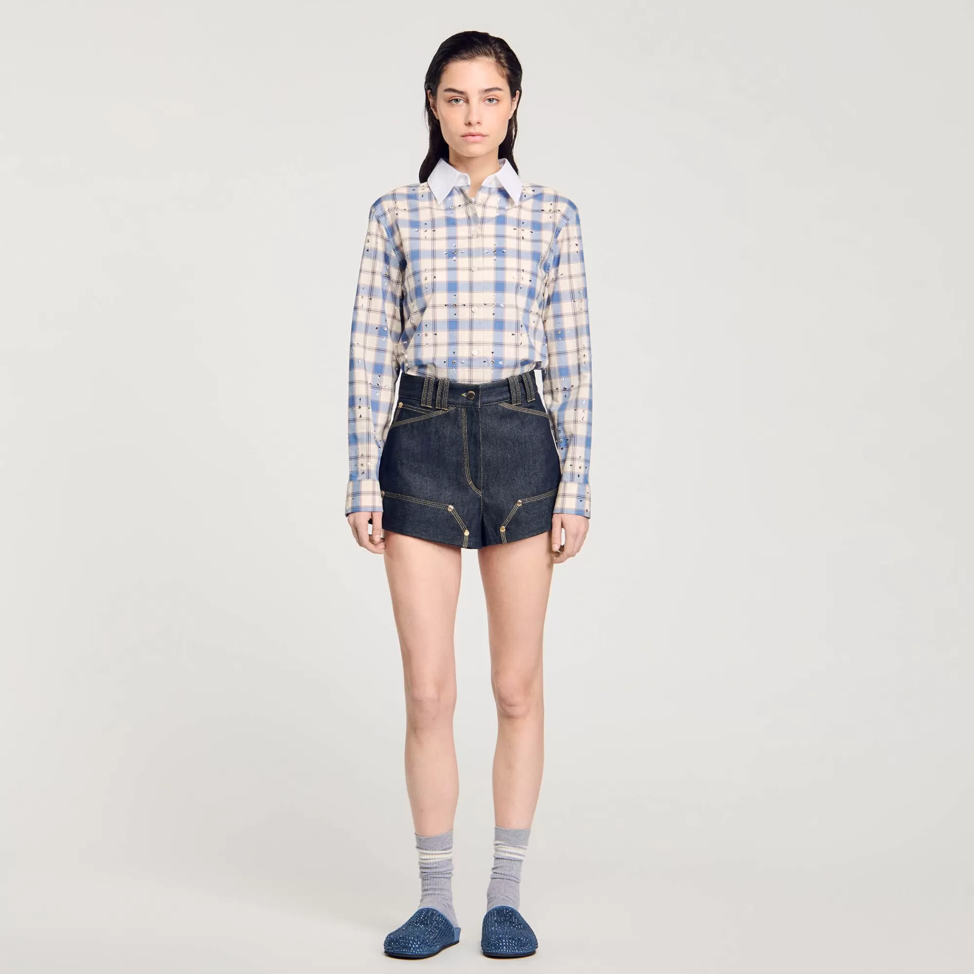 DAMES Sandro Short Raw Denim