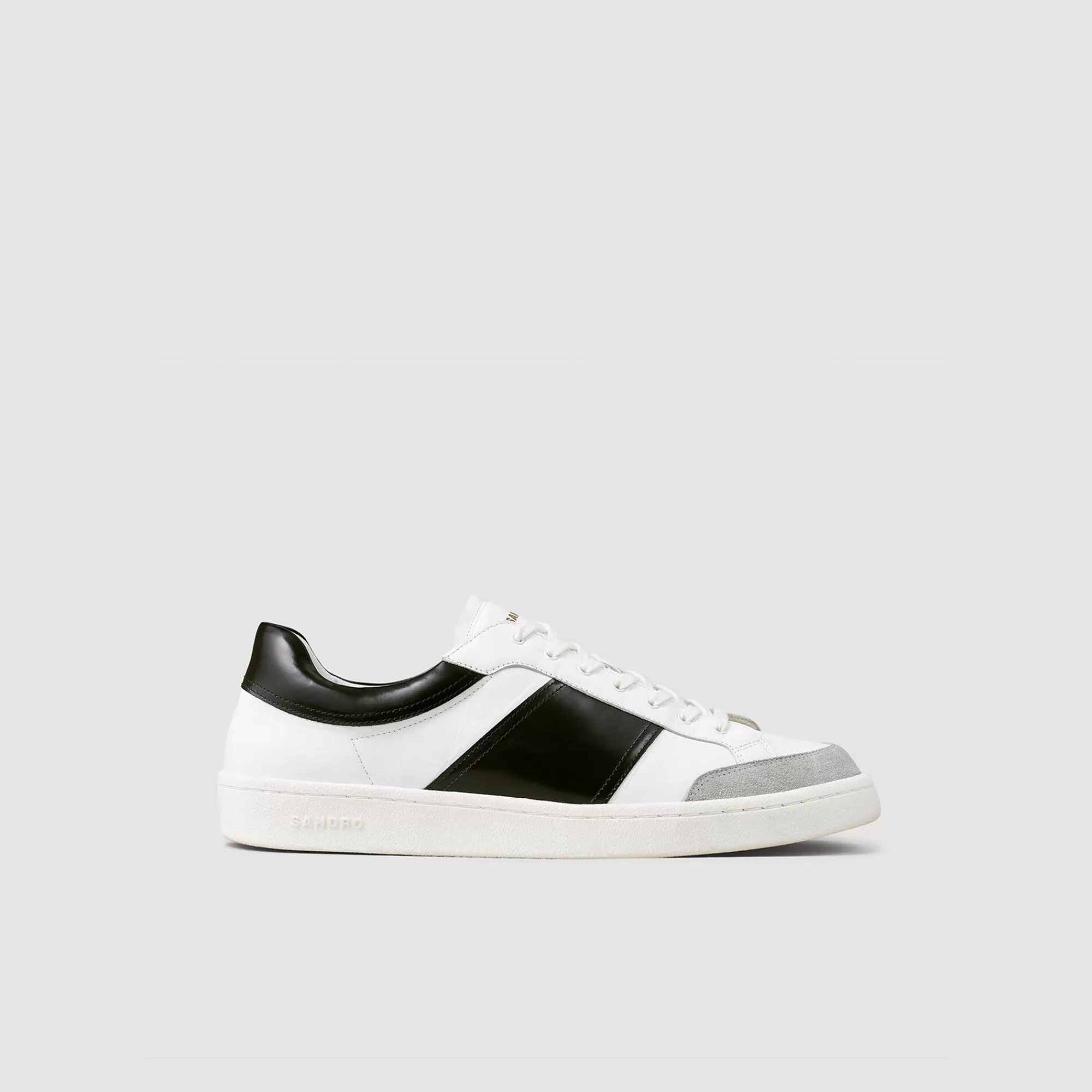 Heren Sandro Sneakers Laag Leer