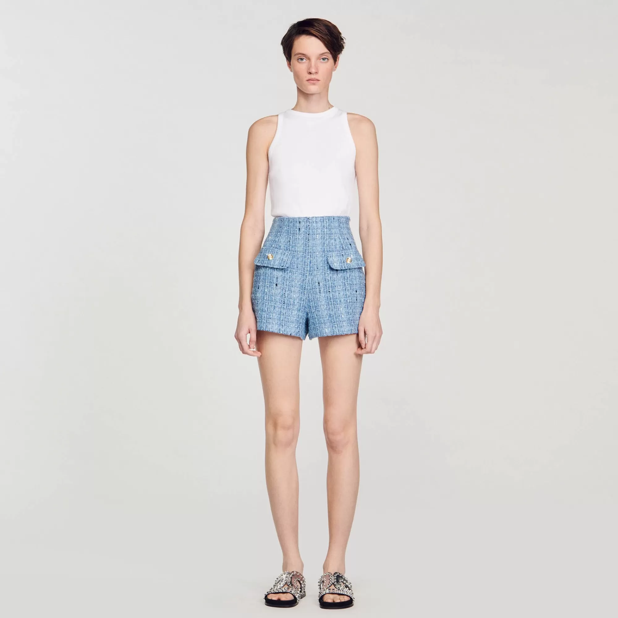 DAMES Sandro Tweed Short