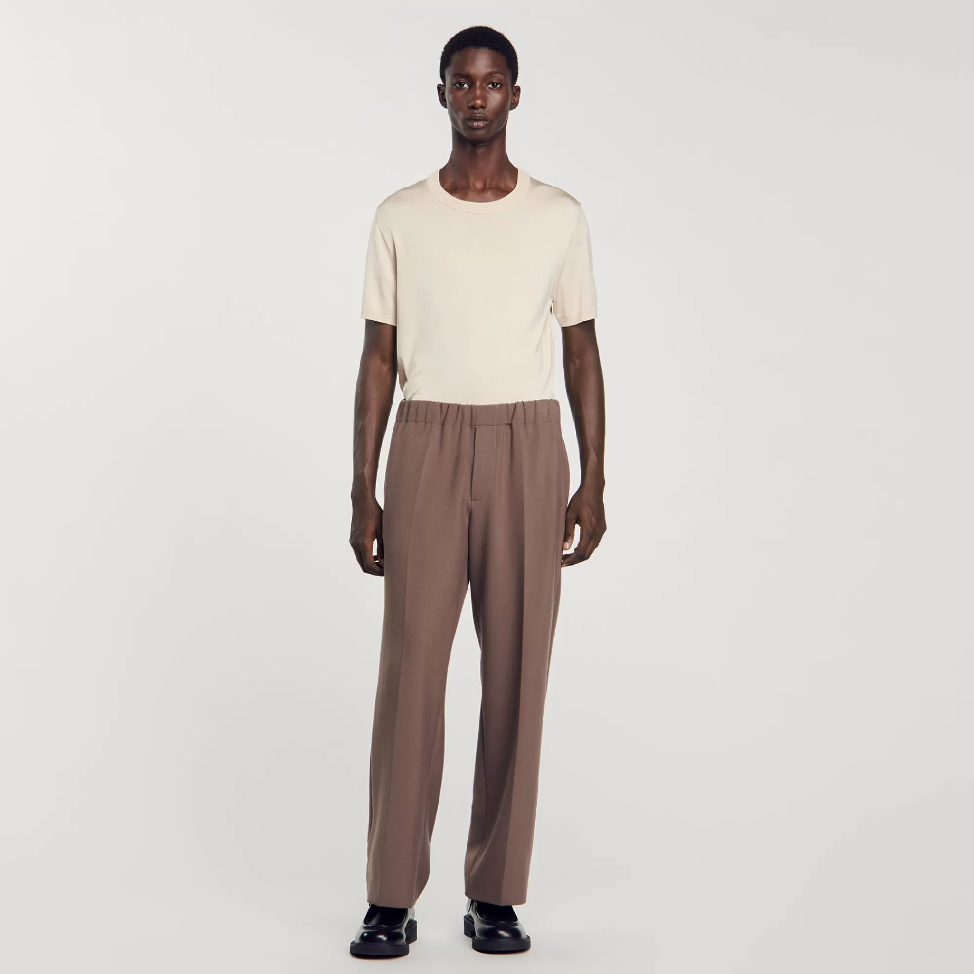 Heren Sandro Wijde Pantalon