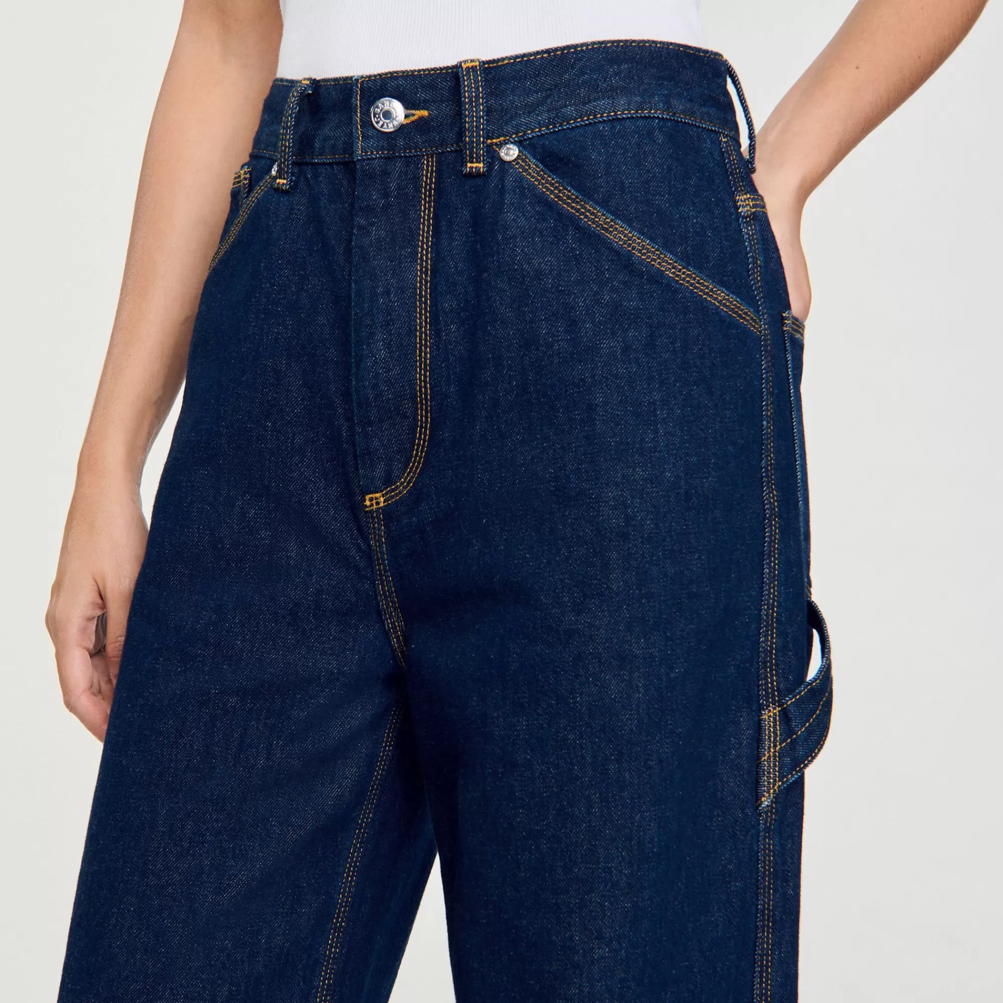 DAMES Sandro Wijdvallende Flared Jeans